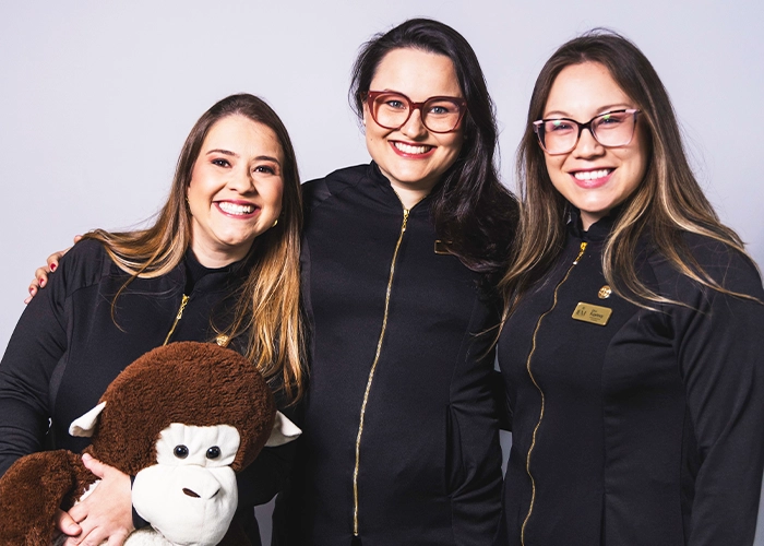 Equipe acolhedora da Clínica IEM